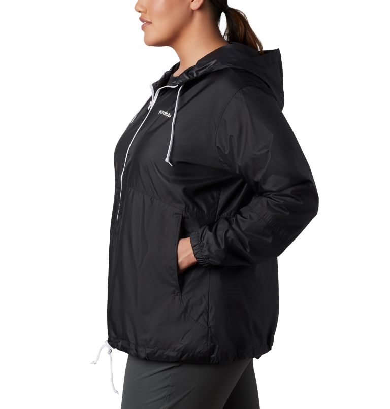 Jacheta Columbia Flash Forward Windbreaker Dama Negrii | Plus Size JR0QA81S7